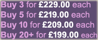 Bulk quantity pricing on this product